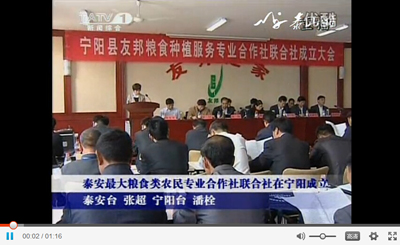 泰安最大糧食類農(nóng)民專業(yè)合作社聯(lián)合社在寧陽成立