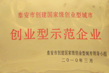 創(chuàng)業(yè)型示范企業(yè)